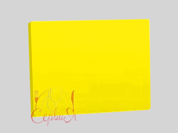 Дошка обробна 40х30х2см жовта полімерна FoREST 413420_2