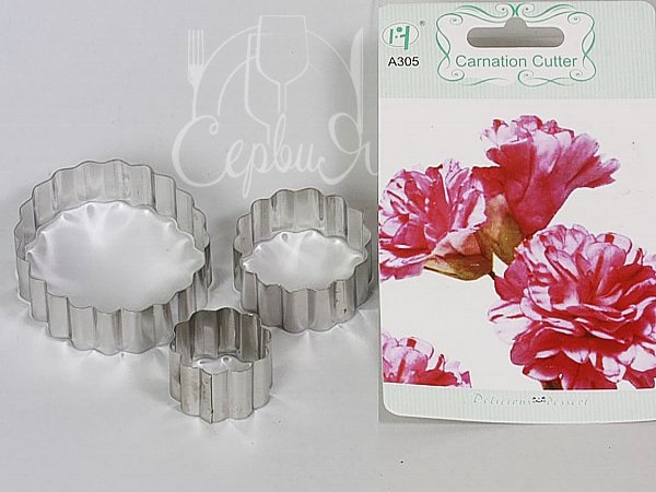 Форма кондитерська метал "Гвоздика" арт.17186_3