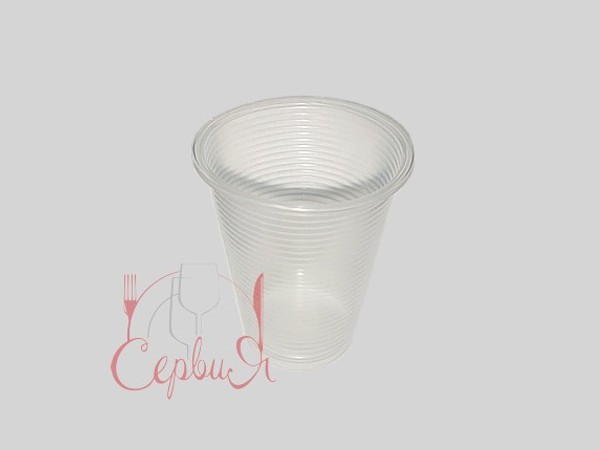 Стакан 180мл прозорий РР 100шт А_2