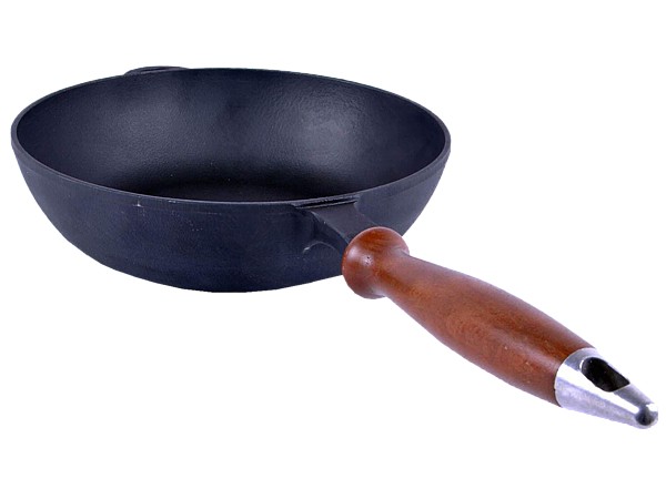 Сковорода-сотейник д.280мм h60мм дер. ручка"Термо"_1