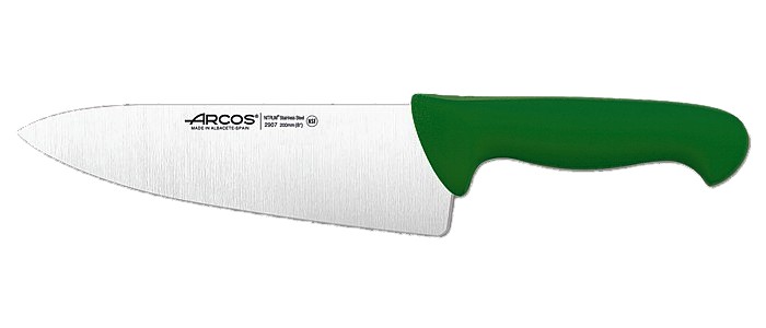 Ніж кухарський 200мм зелений 290721 "2900" Arcos_1