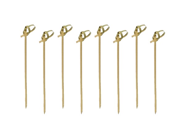 Шпажка для канапе бамбук Вузол 9см 100шт Н_1