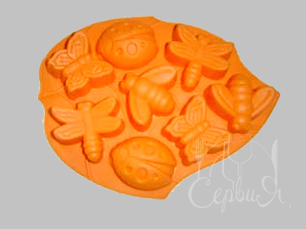 Форма силиконовая "Божья коровка"  арт.14744_2