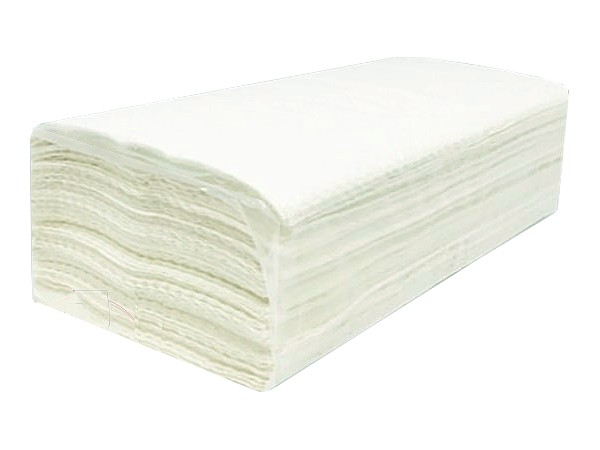 Рушник 2шари Vскладення білий широкий целюлоза 150шт Servia PRO PRV_1