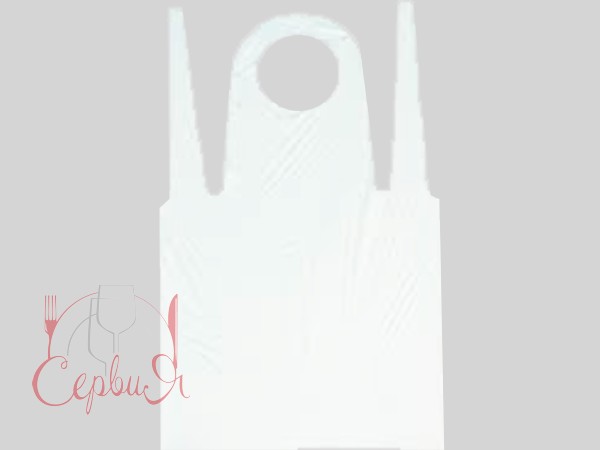 Фартух поліетиленовий одноразовий 76х120см прозорий 50шт ОВ_2