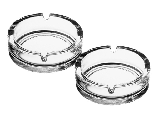 Попільничка прозора круг. д.107мм  Bistro 2шт.  54036_1