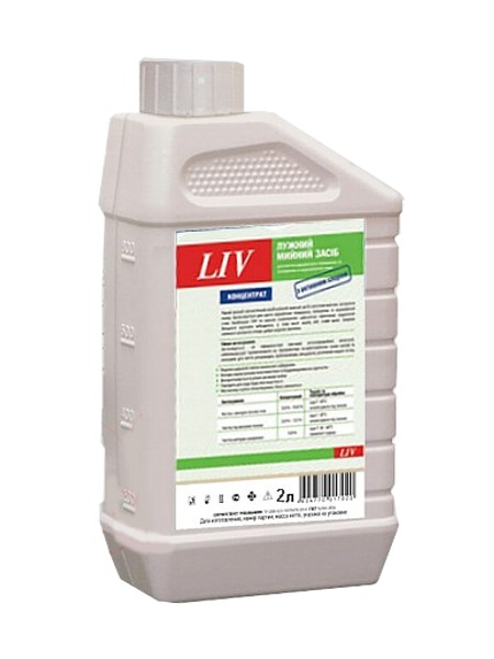 Засіб лужний пінний для миття посуду 2л LIV 213_1