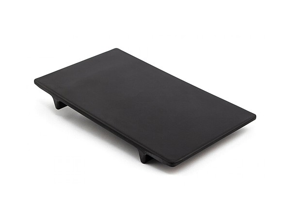 Блюдо для подачи з меламіну чорне 23,7х14х2,3см 603013_1