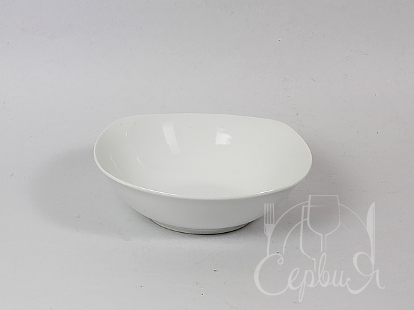 Салатник белый квадрат. №7 170мм 500мл NM_3