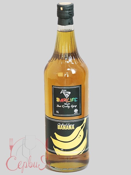 Банан жовтий сироп 1л Barlife_2