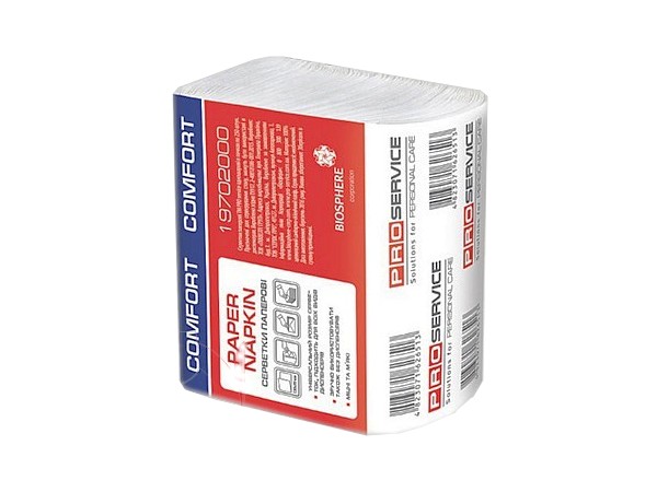 Серветка для діспенсера 21х24см біла 250шт PRO 19702000_1