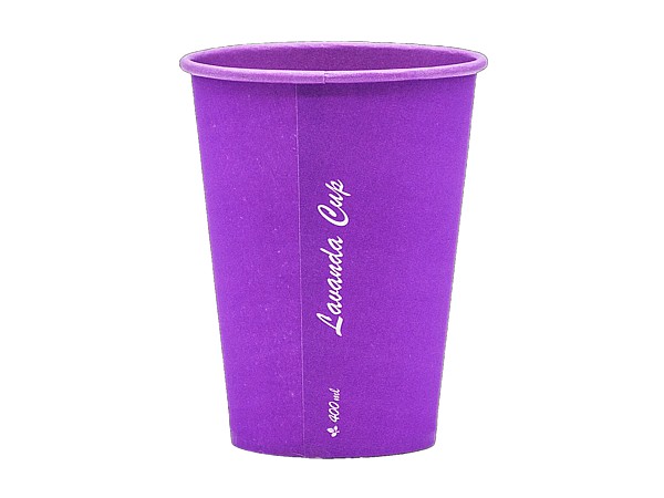 Стакан 400мл паперовий лаванда Lavanda Cup под крышку ST-90 50шт_1