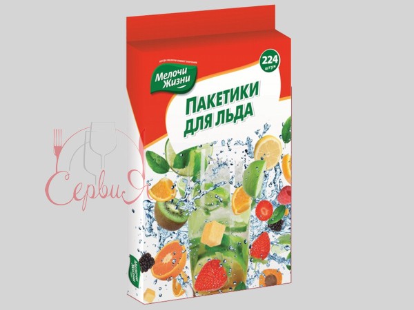 Пакеты для льда 216 кульок МЖ 0351 CD_2