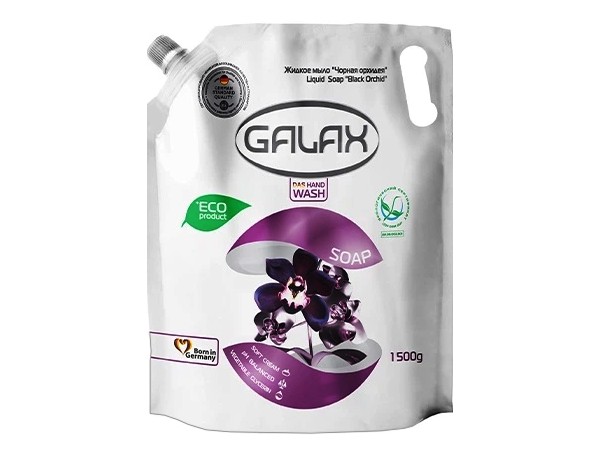 Мило рідке 1500мл Чорна орхідея GALAX Doypack_1