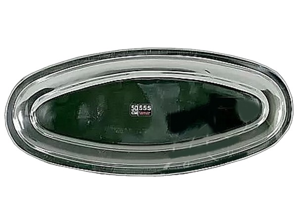 Блюдо овальне металеве 55см_1