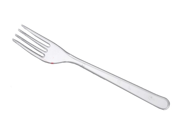 Виделка столова прозора 100 шт_1