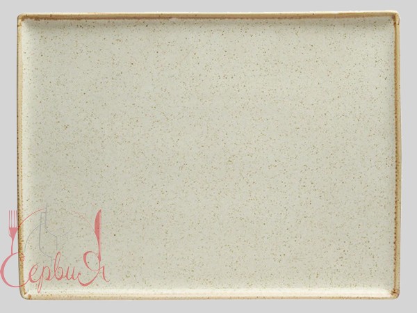 Тарілка прямокутна 27х21см Porland Seasons Beige 358827_2