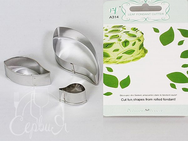 Форма кондитерська метал "Листочки" арт.17184_3