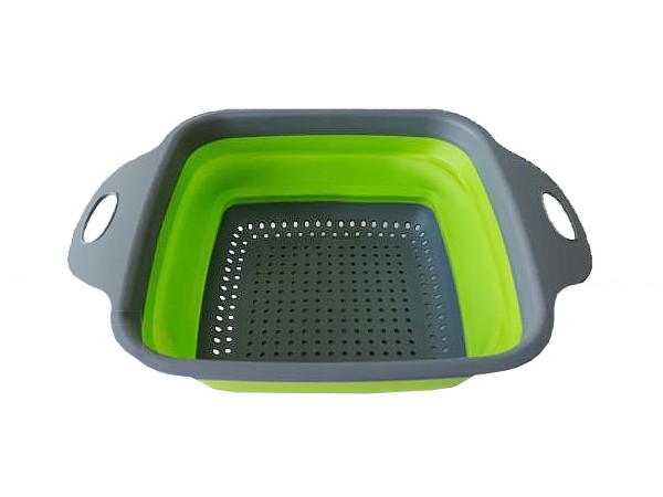 Друшляк силіконовий з 2-мя ручками 22 см квадр. 20189_1