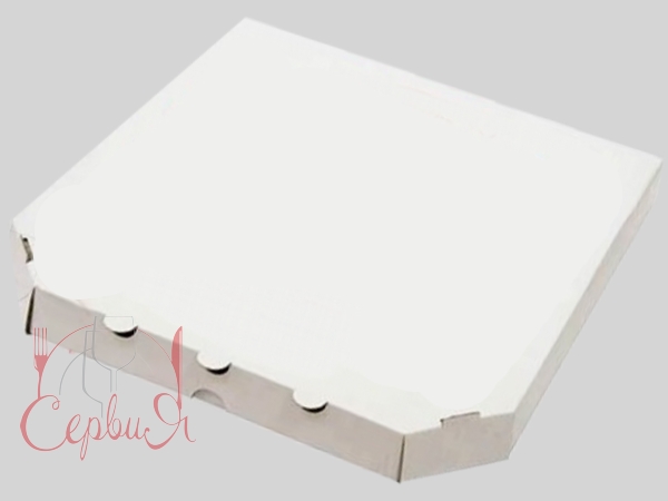 Коробка для піци 41х41х4см БІЛА_2