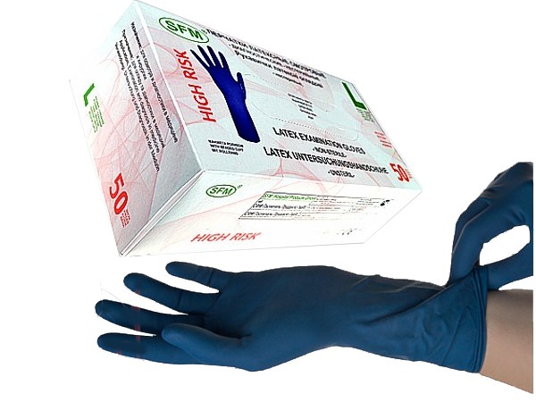 Рукавички латекс L сині HIGH RISK SFM 534462-1_7_1