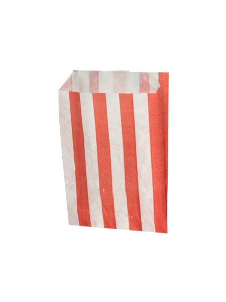 Саше папер. 160х120х50мм білий з мал. Червоні полоски 100шт 1881_1