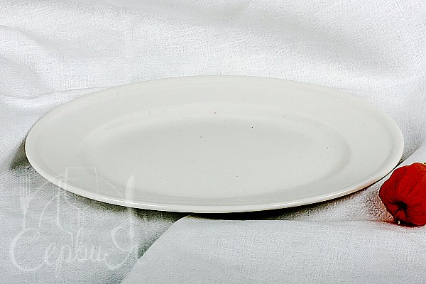 Блюдо овальне д.290мм Bistro (слонова кістка)_2