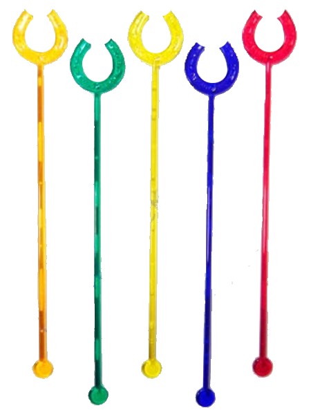 Мішалка "Підкова" 18,5см асорті 100шт ПП_1