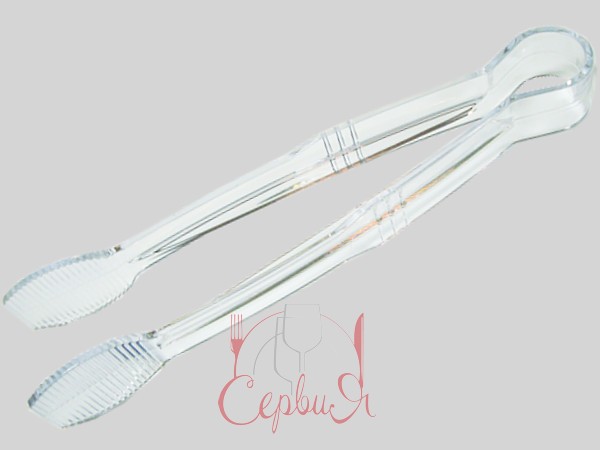 Щипці кондитерські пласкі полікарбонат 30,5см P-008 Н_2