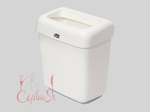 Корзина для мусора 20л белая Tork 226100_2
