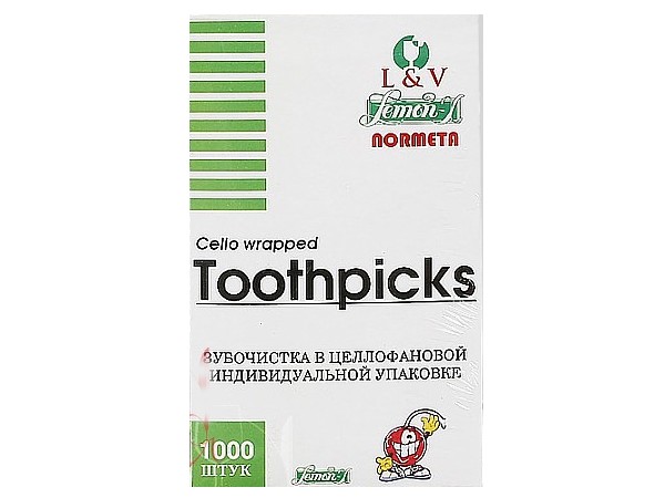 Зубочистки індивід.упаковка (целофан) 1000шт_1
