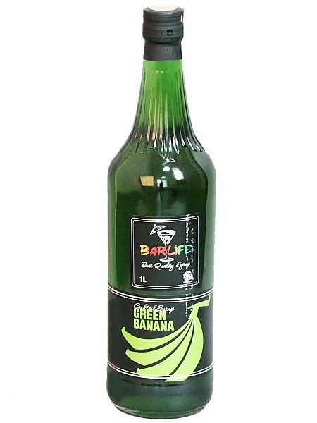 Банан зелений сироп 1л Barlife_1