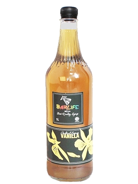 Ваніль сироп 1л (ПЛАСТ.БУТ.) Barlife_1
