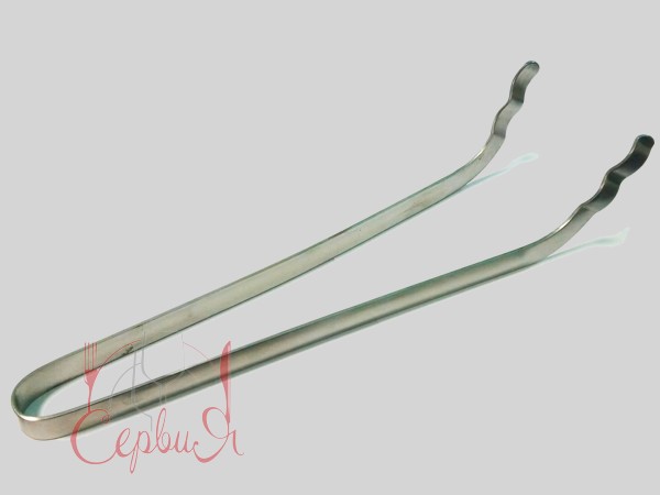 Щипці-пінцет вигнуті 37см нерж. Н_2