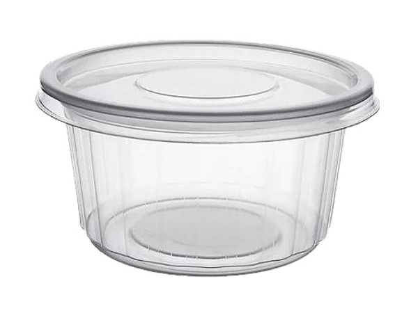 Контейнер для супу з кришкою прозорий 500мл Fi125 10шт А_1