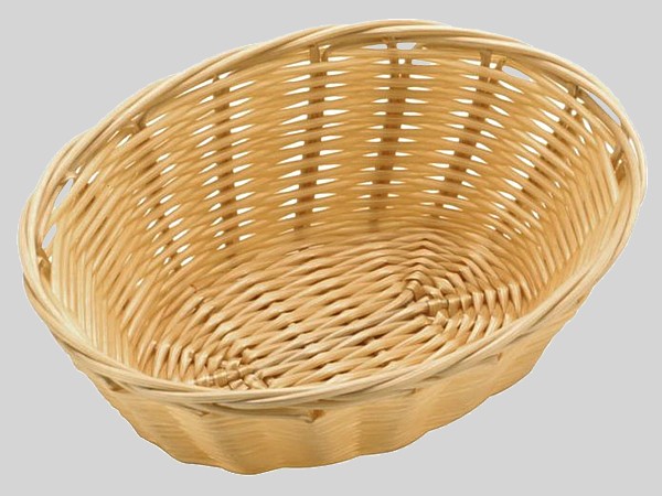 Корзина овальна 18х13см світло-коричнева 530011_2