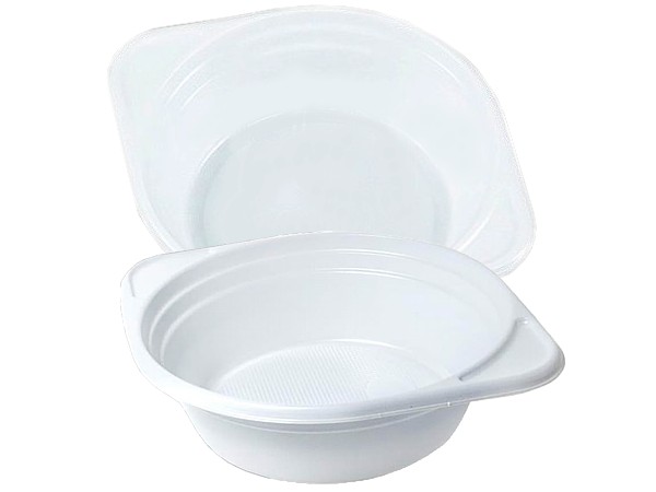 Миска 500мл біла 100шт_1