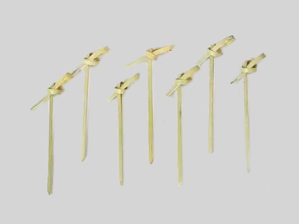 Шпажка для канапе бамбук Вузол 9см 100шт ПП_2