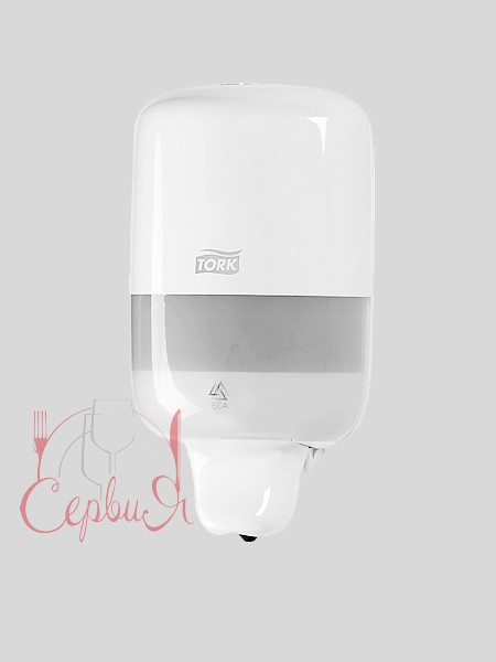 Дозатор мила рідкого 0,5л білий міні Tork 561000_2