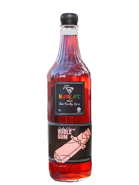 Бабл гам сироп 1л (ПЛАСТ.БУТ.) Barlife_1