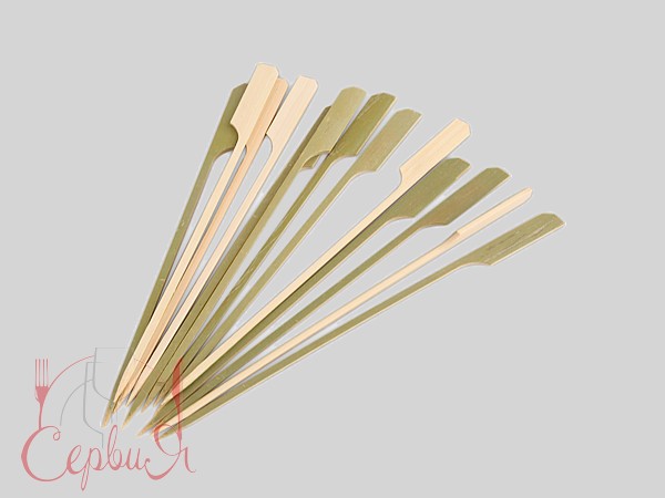 Шпажка для канапе бамбук Гольф 12см 100шт_2