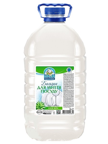 Бальзам для миття посуду Алое вера 5л BALU РЕТ пляшка_1