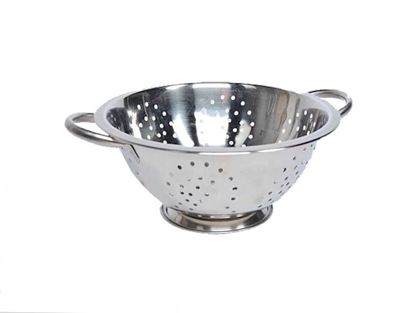 Друшляк 18см з ручками неіржавіюча сталь 18041_1