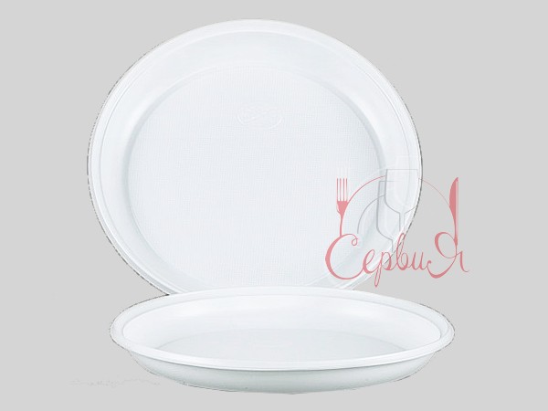 Тарілка 165мм біла 50шт_2