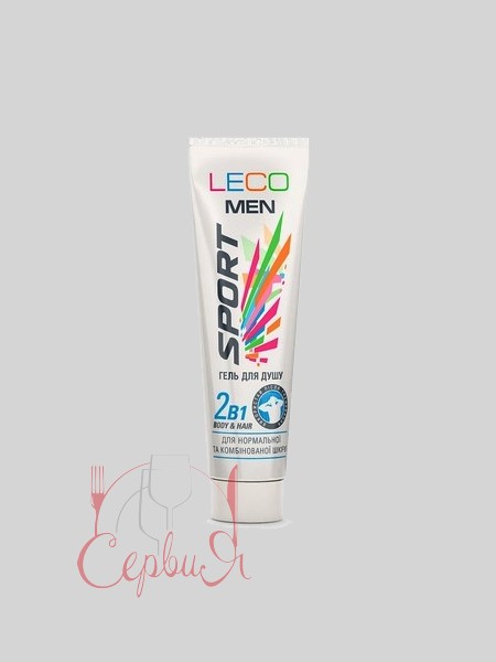 Гель для душу чоловічий 30мл туба Спорт 40322 LECO_2