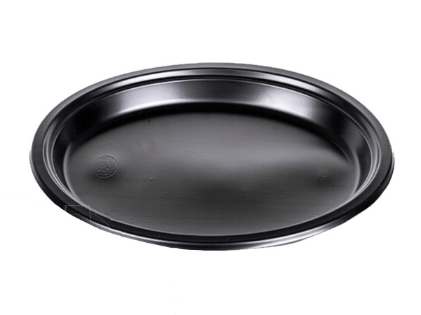 Тарілка 240мм ПРЕМІУМ чорна 50шт А_1
