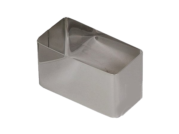 Форма прямокутна для формування гарнірів і салатів 80х40мм, h45мм_1