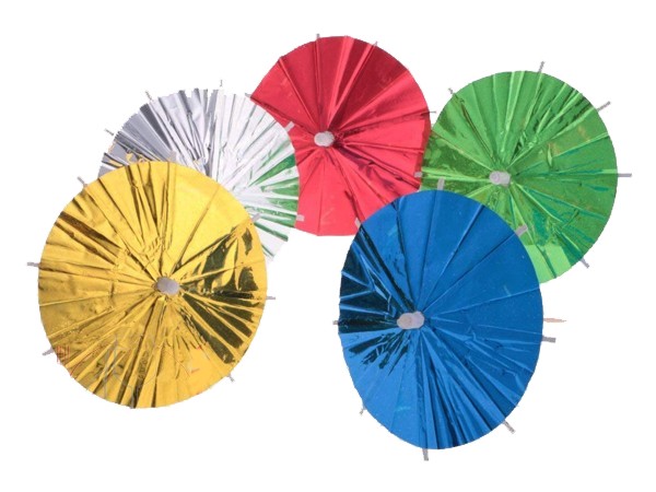 Шпажка "Парасолька" (фольга) 144шт_1