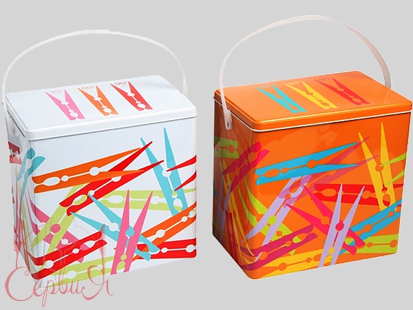 Бокс для хранения 20*13*20см "Прищепки" C&T 186113_2