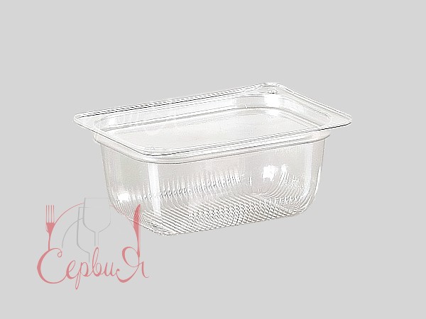 Контейнер 72х50х35мм прямокутний з кришкою (соусник) 85мл ПС-190 100шт_3